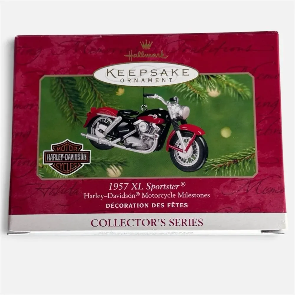 Hallmark 2001 Keepsake 1957 XL Sportster Motorcycle Harley Davidson Ornament2021